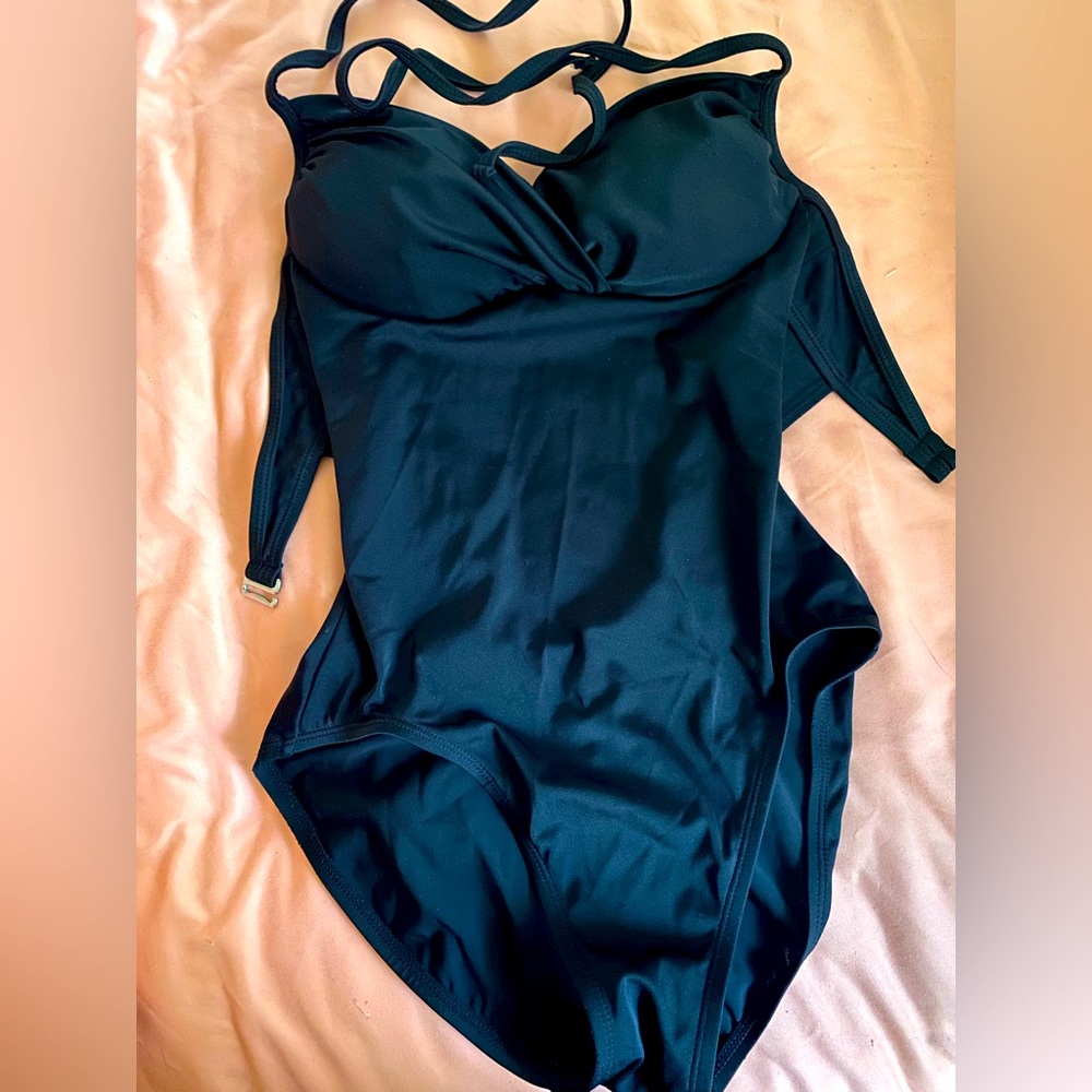 Swimsuit, Magic bra, black